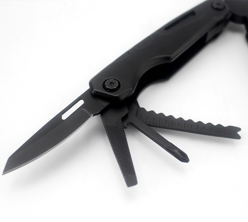 كماشة متعددة الأدوات من الفولاذ المقاوم للصدأ 9 في 1 PA-40B، أداة EDC المثالية للبقاء على قيد الحياة