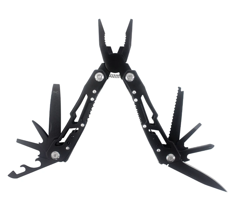 S02320 كماشة متعددة الأدوات من الفولاذ المقاوم للصدأ 9 في 1