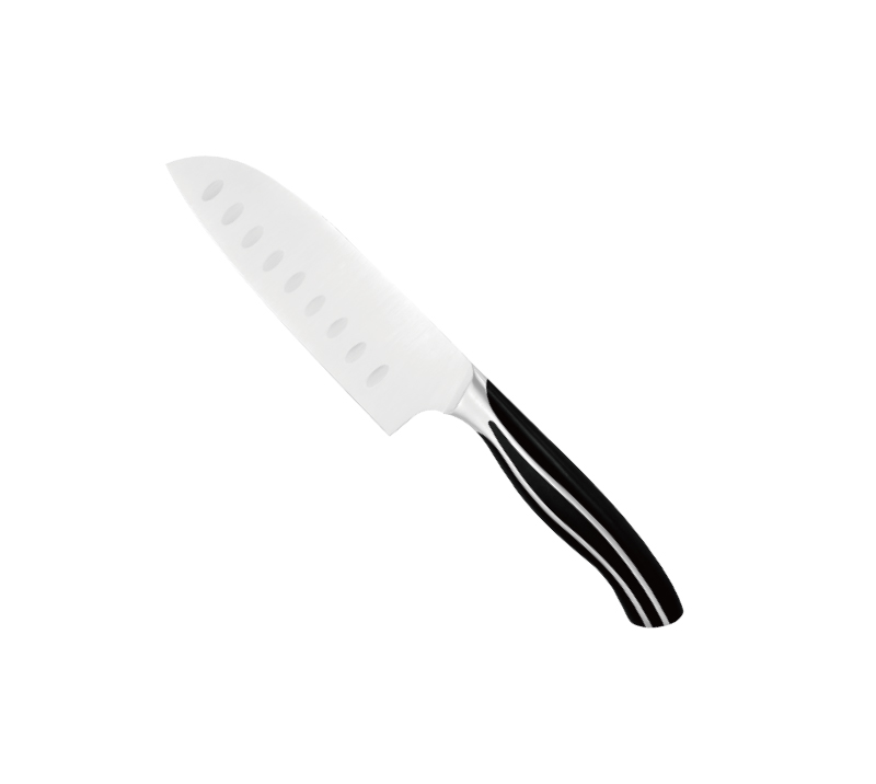 D-D003A-8PC Professional Forged Kitchen Knife Set with Build-in Wooden Block & ABS Handle